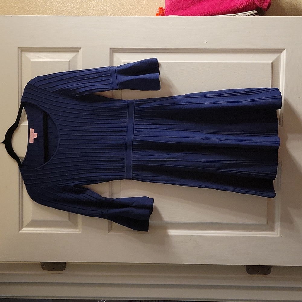 Lilly Pulitzer Brandi High Tide Fit and Flare Dress - Picture 1 of 4